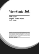 ViewSonic VFA720w-50 VFA720W-50, VFA720W-70 User Guide (English)